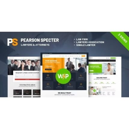 Pearson Specter | Lawyer & Attorney WordPress Theme