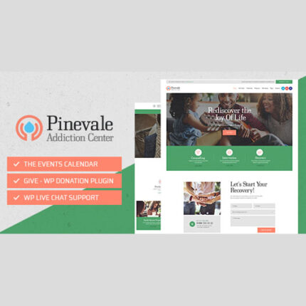 Pinevale | Addiction Recovery and Rehabilitation Center WordPress Theme