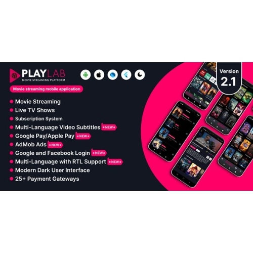 PlayLab-Cross-Platform-on-Demand-Movie-Streaming-Mobile-Application-Nulled-1-1.jpg PlayLab – Cross Platform on Demand Movie Streaming Mobile Application - Image 1