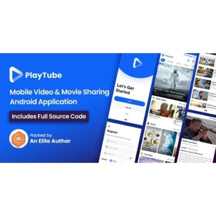 PlayTube – Mobile Video & Movie Sharing Android Native Application (Import / Upload)