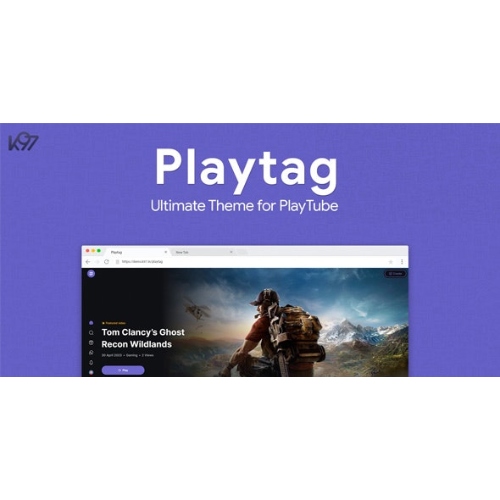 Playtag-The-Ultimate-PlayTube-Theme.jpg Playtag – The Ultimate PlayTube Theme - Image 1