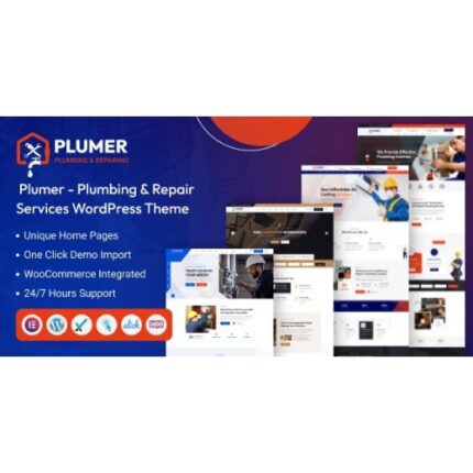 Plumer – Plumbing & Repair Services WordPress Theme
