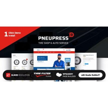 PneuPress – Tire Shop and Car Repair WordPress Theme