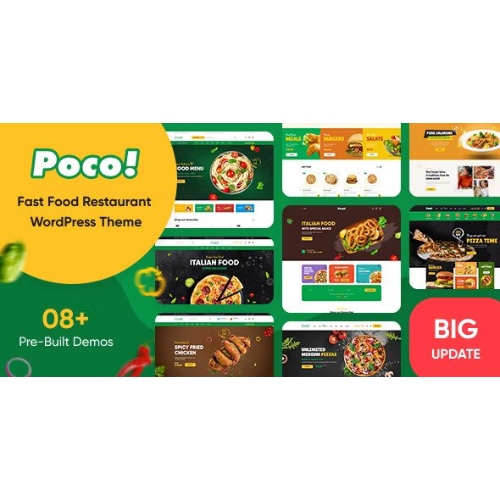 Poco-Fast-Food-Restaurant-WordPress-Theme.jpg Poco – Fast Food Restaurant WordPress Theme - Image 1