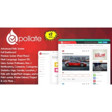 Pollate – Premium Polls and Voting Platform SAAS