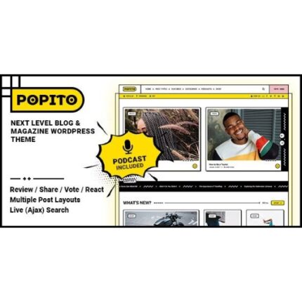 Popito – Personal Blog & Magazine WordPress Theme
