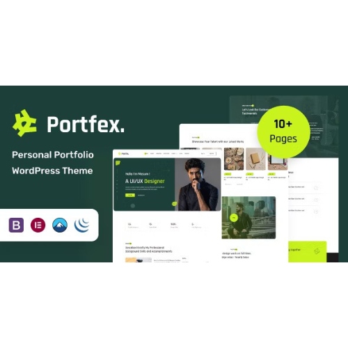 Portfex-Personal-Portfolio-WordPress-Theme.jpg Portfex – Personal Portfolio WordPress Theme - Image 1