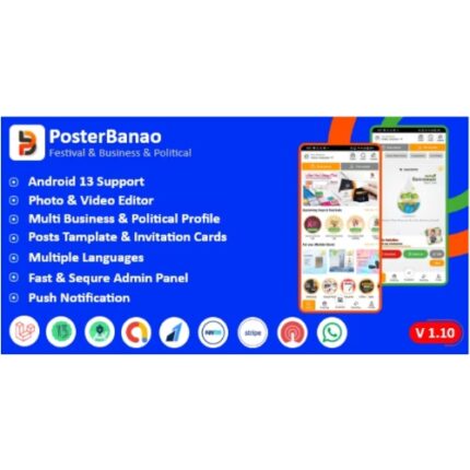 Poster Banao – Poster Maker ,Festival & Business & Political , AdBanao Clone Poster Maker App