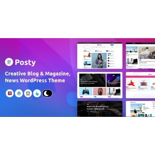 Posty-News-Magazine-WordPress-Theme.jpg Posty – News Magazine WordPress Theme - Image 1