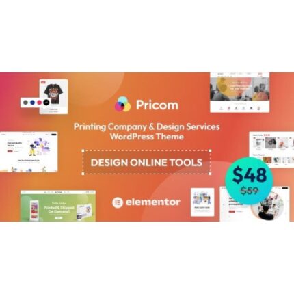 Pricom – Printing Company & Design Services WordPress theme