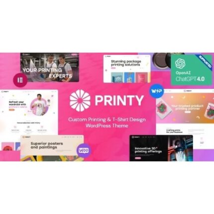Printy — Custom Printing & T-Shirt Design WordPress Theme