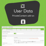 PrivateContent – User Data Add-on