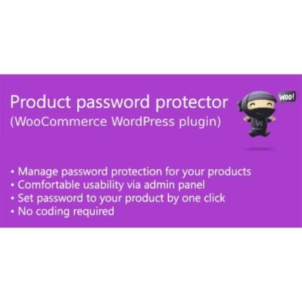 Product password protector for WooCommerce