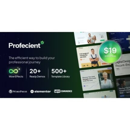 Profecient – Multipurpose Elementor Business & WooCommerce WordPress Theme
