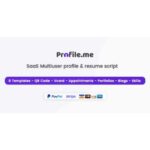 Profile.me – Saas Multiuser Profile Resume & Vcard Script