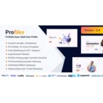 Profilex – Portfolio Website Builder SAAS (Multitenant)