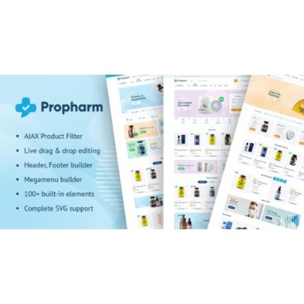 Propharm – Pharmacy & Medical WordPress WooCommerce Theme