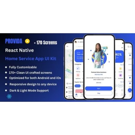 Provida Pro – Home Service & House Cleaning React Native Expo Ui Kit