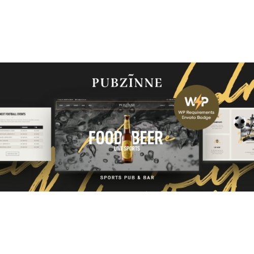 Pubzinne-Sports-Bar-Pub-WordPress-Theme-Nulled.jpg Pubzinne – Sports Bar & Pub WordPress Theme - Image 1