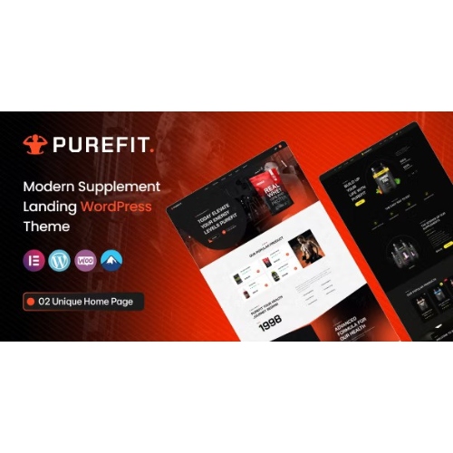 Purefit-Health-Supplement-WordPress-Theme.jpg Purefit – Health Supplement WordPress Theme - Image 1