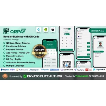 QRPay Agent – Retailer Business with QR Code Android and iOS App
