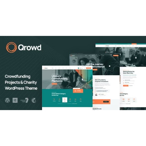 Qrowd-Crowdfunding-Projects-Charity-WordPress-Theme.jpg Qrowd – Crowdfunding Projects & Charity WordPress Theme - Image 1