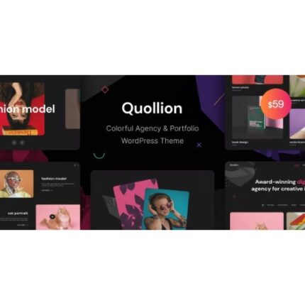 Quollion – Colorful Agency & Portfolio WordPress Theme