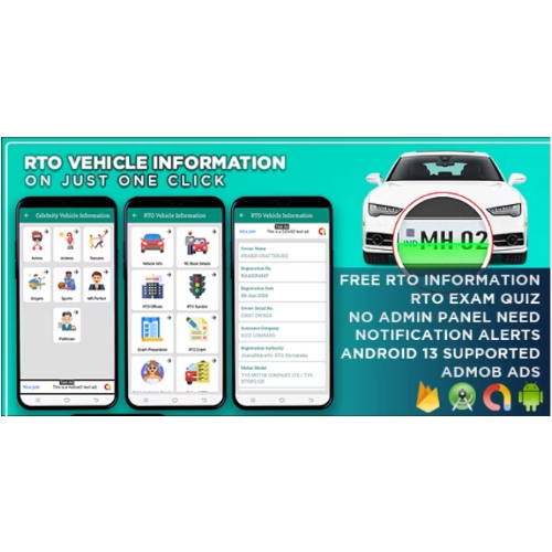 RTO-Vehicle-Information-Android-App-RTO-Vehicle-Info-App-Vehicle-Information-Tracker-Admob-Ads-Free-.jpg RTO Vehicle Information Android App – RTO Vehicle Info App , Vehicle Information Tracker | Admob Ads - Image 1