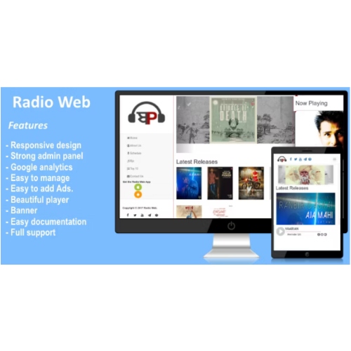 Radio-Web-PHP-Script-Free-Download.jpg Radio Web PHP Script - Image 1