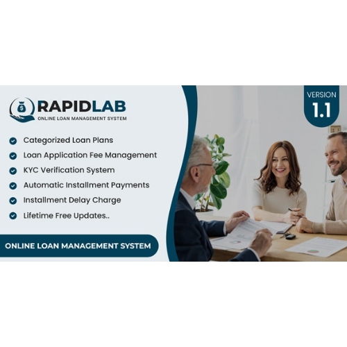 RapidLab-Online-Loan-Management-System-Nulled.jpg RapidLab – Online Loan Management System - Image 1