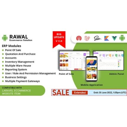 Rawal – All in One Laravel Ecommerce Solution with POS for Single & Multiple Location Business Brand