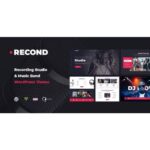 Recond – Recording Studio & Music Band WordPress Theme