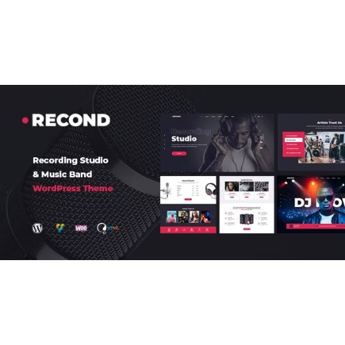 Recond-Recording-Studio-Music-Band-WordPress-Theme.jpg Recond – Recording Studio & Music Band WordPress Theme - Image 1