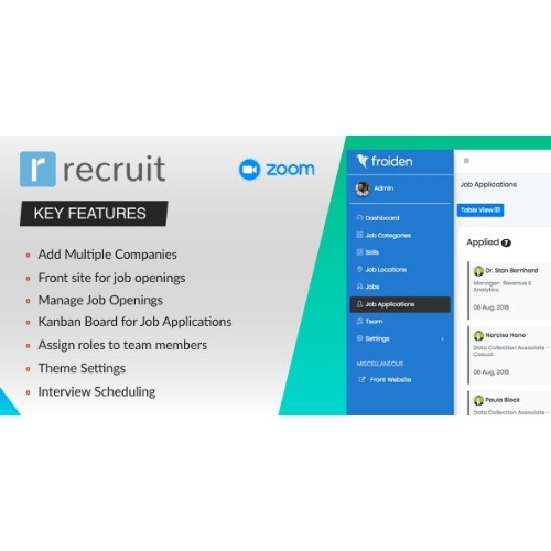 Recruit-Recruitment-Manager-System-Nulled.jpg Recruit – Recruitment Manager - Image 1