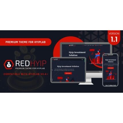 RedHyip – Premium Theme For HYIPLAB