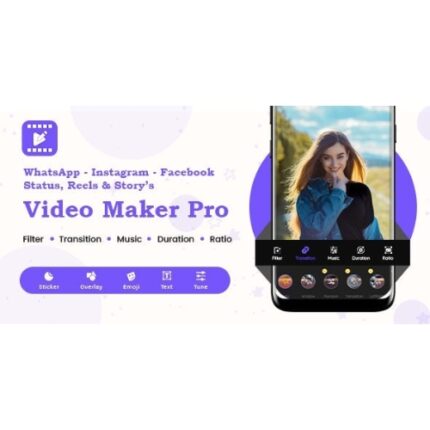 Instagram, FB, YouTube, WhatsApp Status – Story – Post – Reels Video Maker Pro