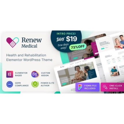 Renew Medical – Physiotherapy & Rehabilitation Clinic Medical WordPress Theme
