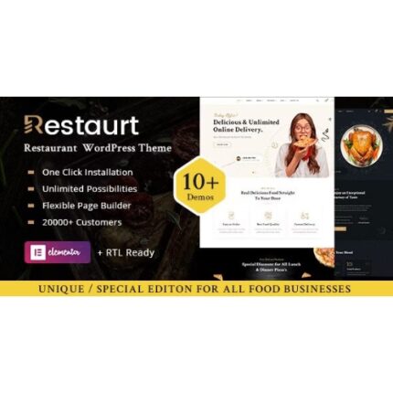 Restaurt – Restaurant WordPress Theme