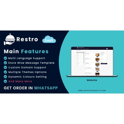 Restro-SaaS-WhatsApp-Online-ordering-system-Multiple-Restaurants-Free-Download-1.jpg Restro SaaS – Multi Restaurant Online WhatsApp Food Ordering System SaaS - Image 1