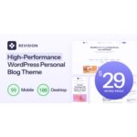 Revision – Optimized Personal Blog WordPress Theme