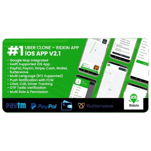 RideIn-Taxi-App-iOS-Taxi-Booking-App.jpg RideIn Taxi App- iOS Taxi Booking App - Image 1