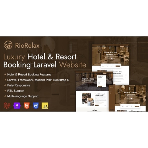 RioRelax-Laravel-Luxury-Hotel-Resort-Booking-Website.jpg RioRelax – Laravel Luxury Hotel & Resort Booking Website - Image 1
