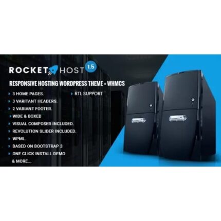 RocketHost – Responsive Hosting WordPress Theme + WHMCS