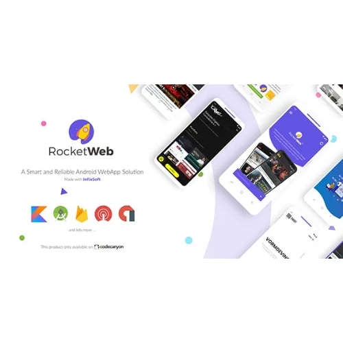 RocketWeb-Configurable-Android-WebView-App-Template.jpg RocketWeb | Configurable Android WebView App Template - Image 1