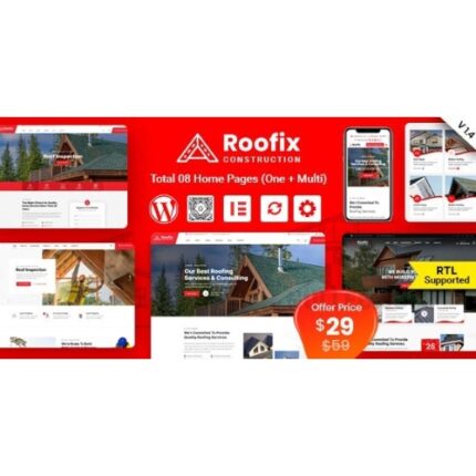 Roofix – Roofing Services WordPress Theme