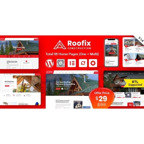 Roofix-Roofing-Services-WordPress-Theme.jpg Roofix – Roofing Services WordPress Theme - Image 1