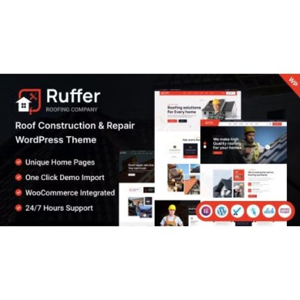 Ruffer – Roof Construction & Repair WordPress Theme