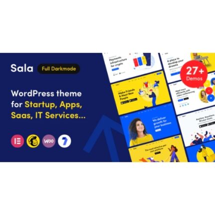 Sala – Startup & SaaS WordPress Theme