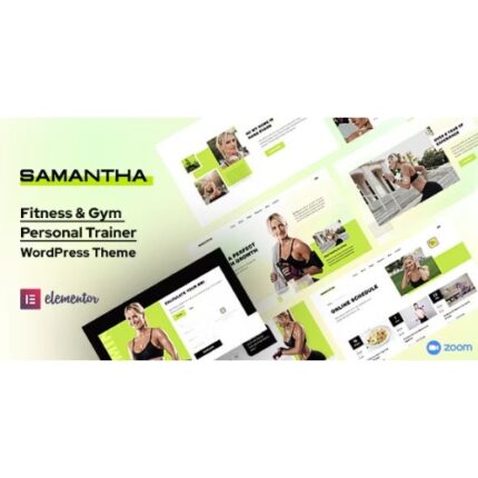 Samantha – Personal Trainer & Fitness WordPress Them