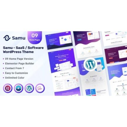 Samu – SaaS / Software WordPress Theme